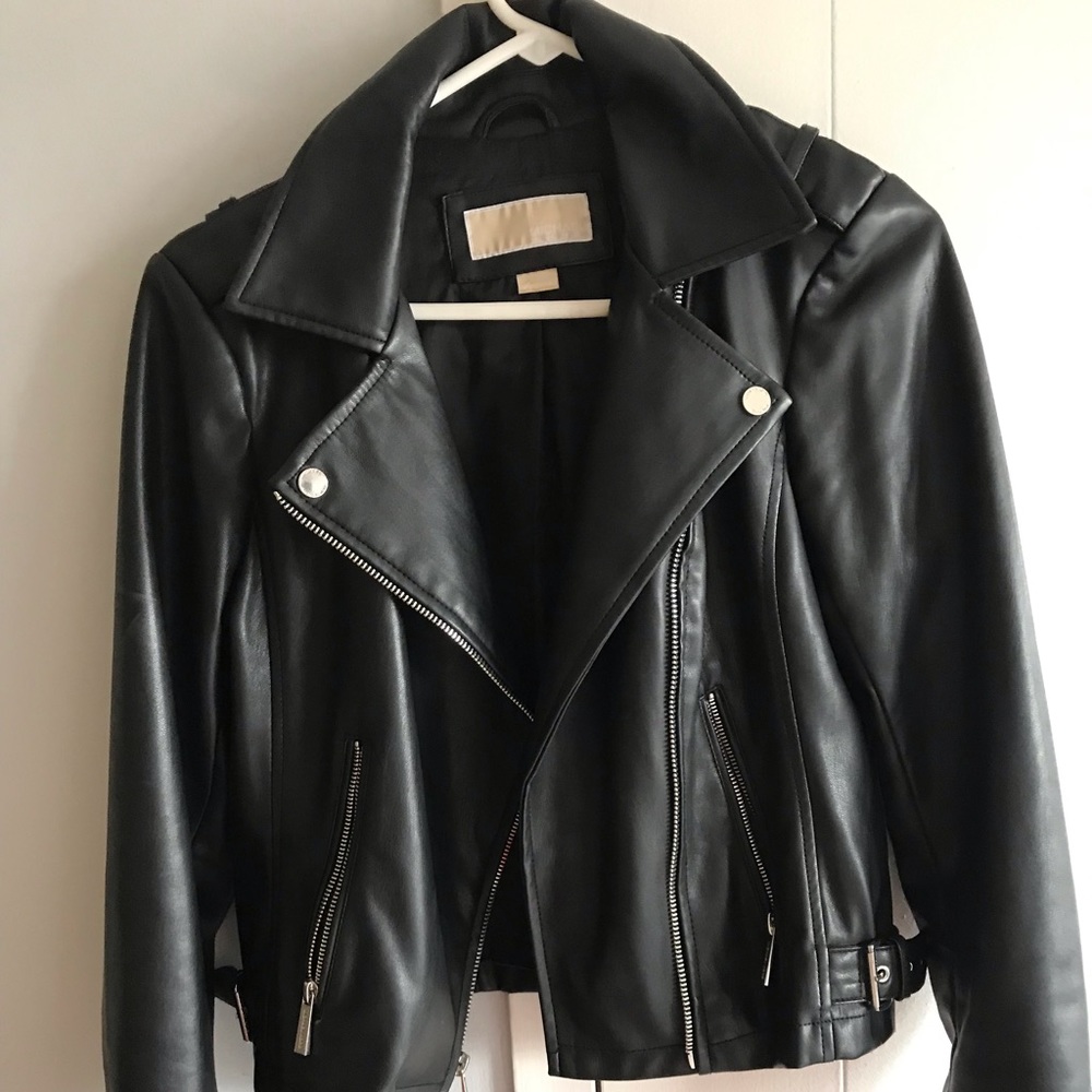 Michael Kors (faux) leather jacket